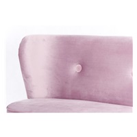 Dětská Retro pohovka sofa Drewex tmavě růžová