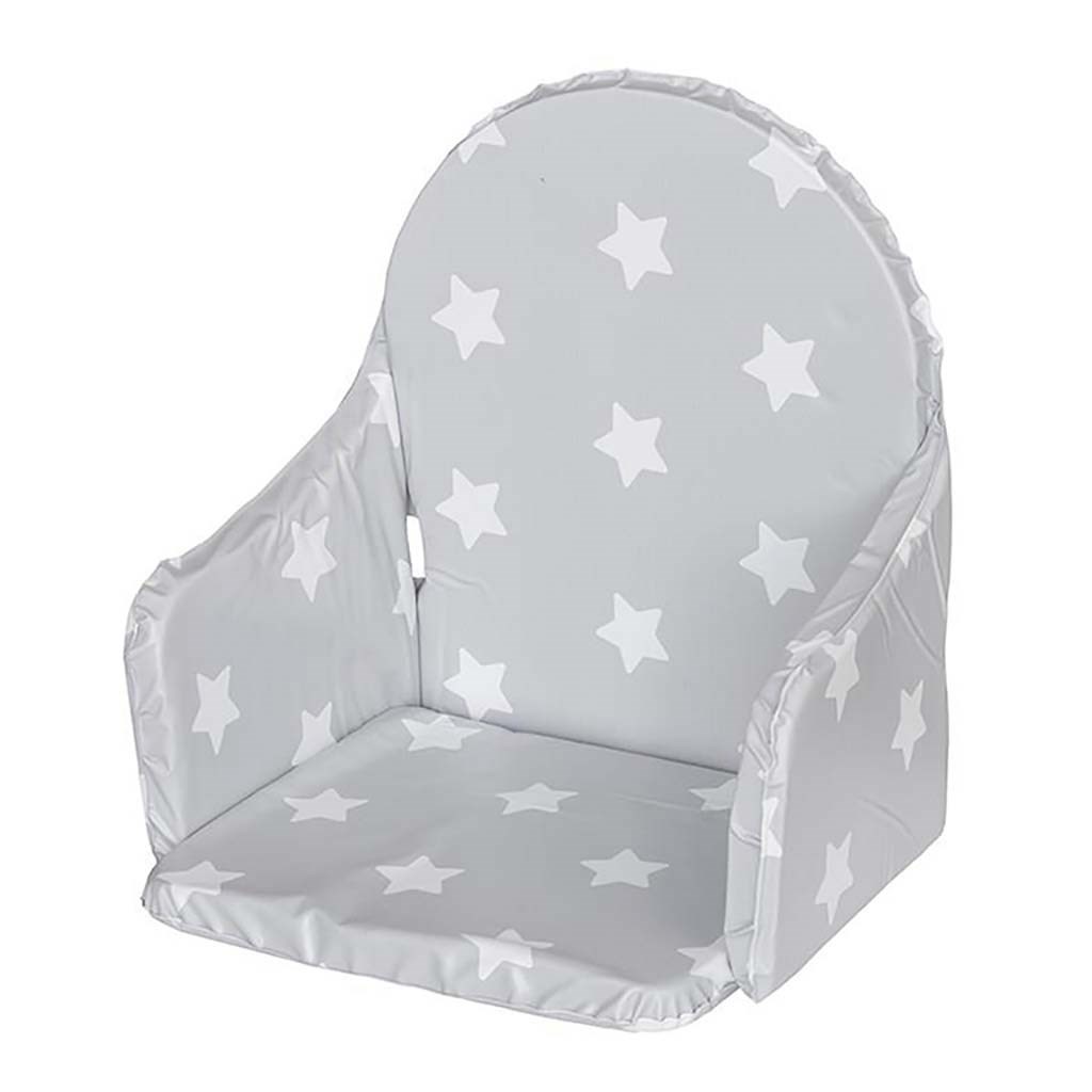 Vložka do dřevěných jídelních židliček typu New Baby Victory šedá hvězdičky