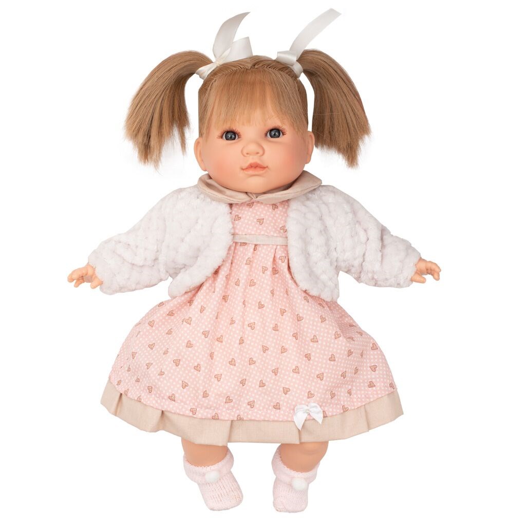 Berbesa Luxusní mluvící dětská panenka-holčička Berbesa Natálka 40cm