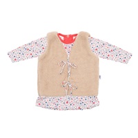Dívčí bavlněná chlupatá vesta New Baby For Girls