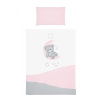 5-dílné ložní povlečení Belisima Teddy Bear 90/120 růžové