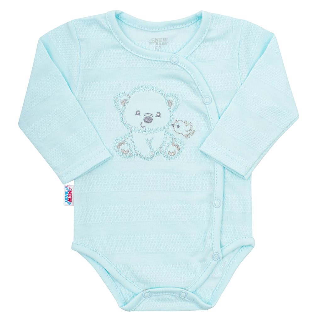 Kojenecká soupravička do porodnice New Baby Sweet Bear modrá - 5