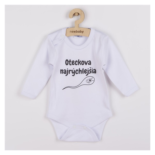 Body s potiskem New Baby Oteckova najrýchlejšia