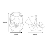 Autosedačka Fisher Price Beone SP Matell 0-13 kg