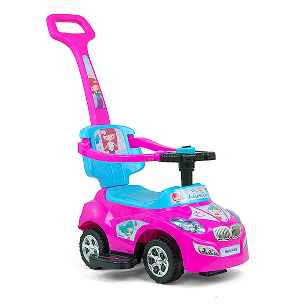 Dětské jezdítko 2v1 Milly Mally Happy pink-blue