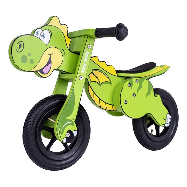 Dětské odrážedlo kolo Milly Mally DINO Mini green