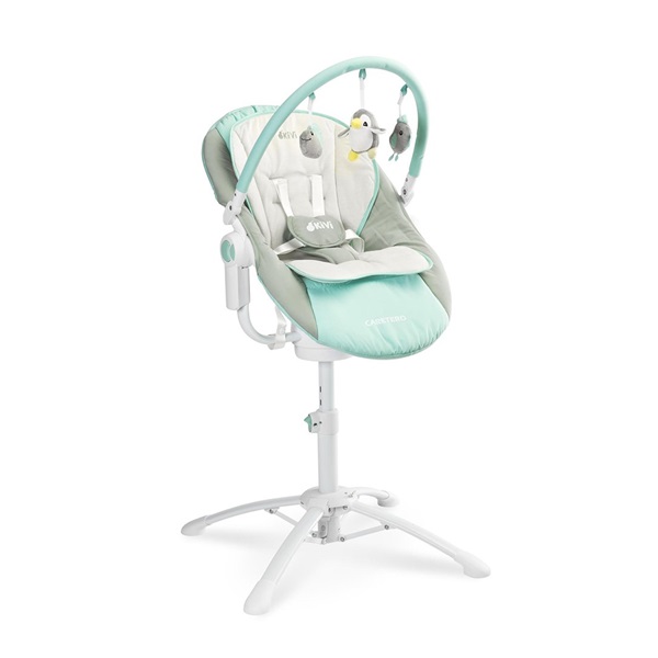 Dětská jídelní židlička 3v1 Caretero Kivi blue