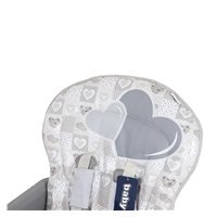 Jídelní židlička Baby Mix 2v1 Grey