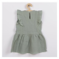 Kojenecké mušelínové šaty New Baby Summer Nature Collection mátové