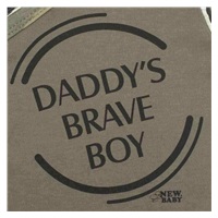 Kojenecké body s dlouhým rukávem New Baby Army boy
