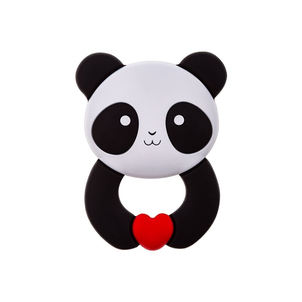 Dětské silikonové kousátko Akuku Panda