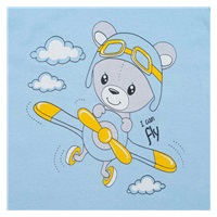 Kojenecké dupačky New Baby Teddy pilot modré