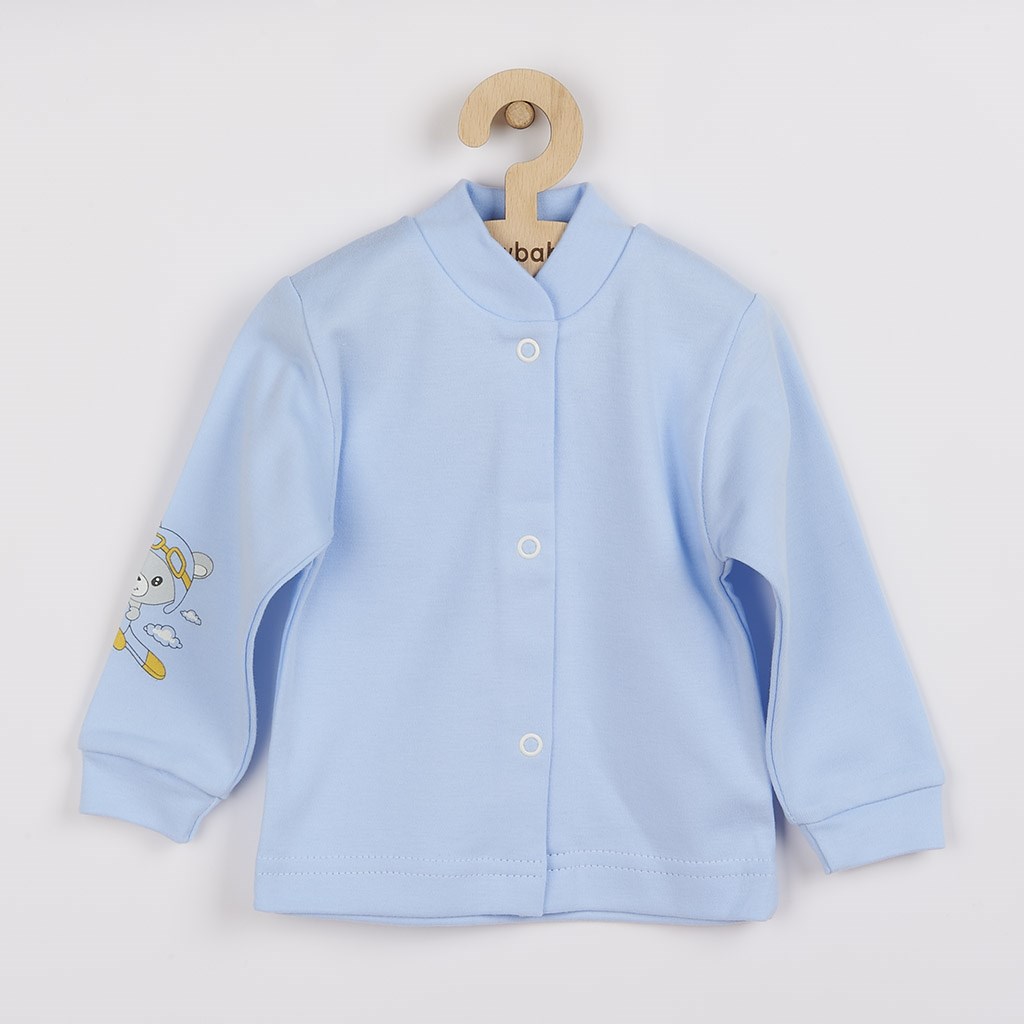 Kojenecký kabátek New Baby Teddy pilot modrý, Velikost: 80 (9-12m)