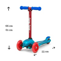 Dětská koloběžka Milly Mally Scooter Zapp blue coral
