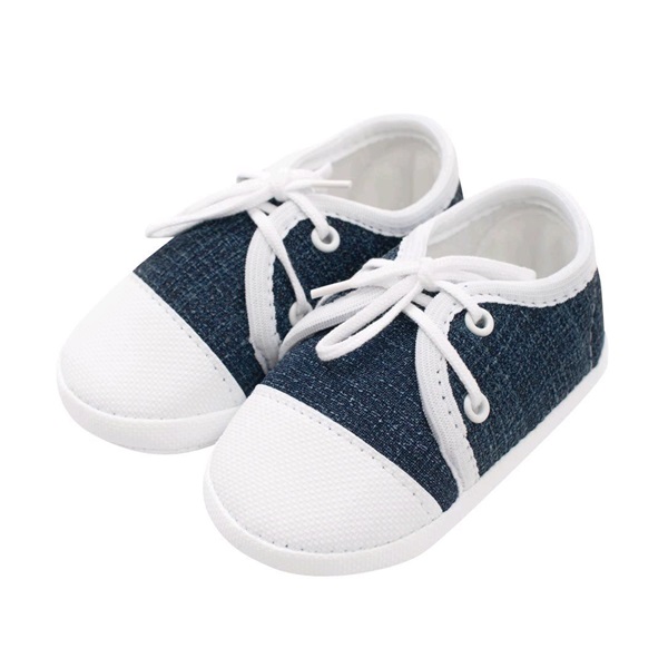 Kojenecké capáčky tenisky New Baby jeans modré 3-6 m