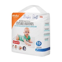 Jednorázové hygienické podložky Akuku Baby Soft 40x60cm 15ks