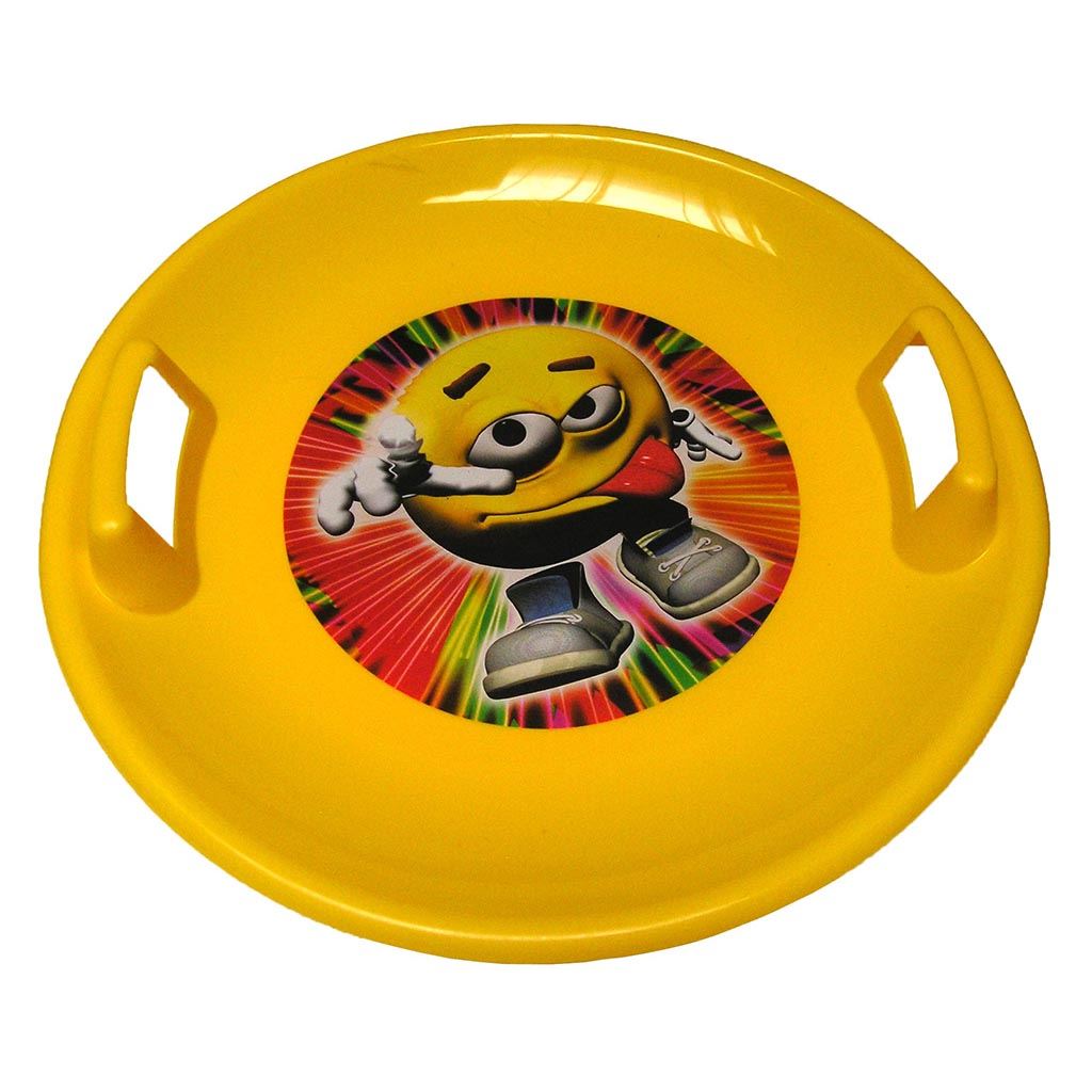 Sáňkovací talíř BAYO 60 cm žlutý