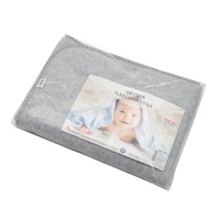Dětská fleecová deka New Baby 100x75 šedá hvězdičky