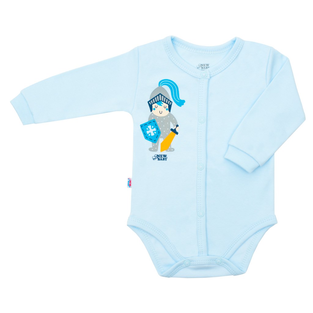 Kojenecké bavlněné celorozepínací body New Baby Knight