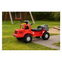 Dětské hasičské odrážedlo stříkací vodu BAYO se zásobníkem 70 cm