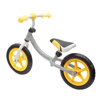 Dětské odrážedlo kolo Baby Mix TWIST šedo-žluté