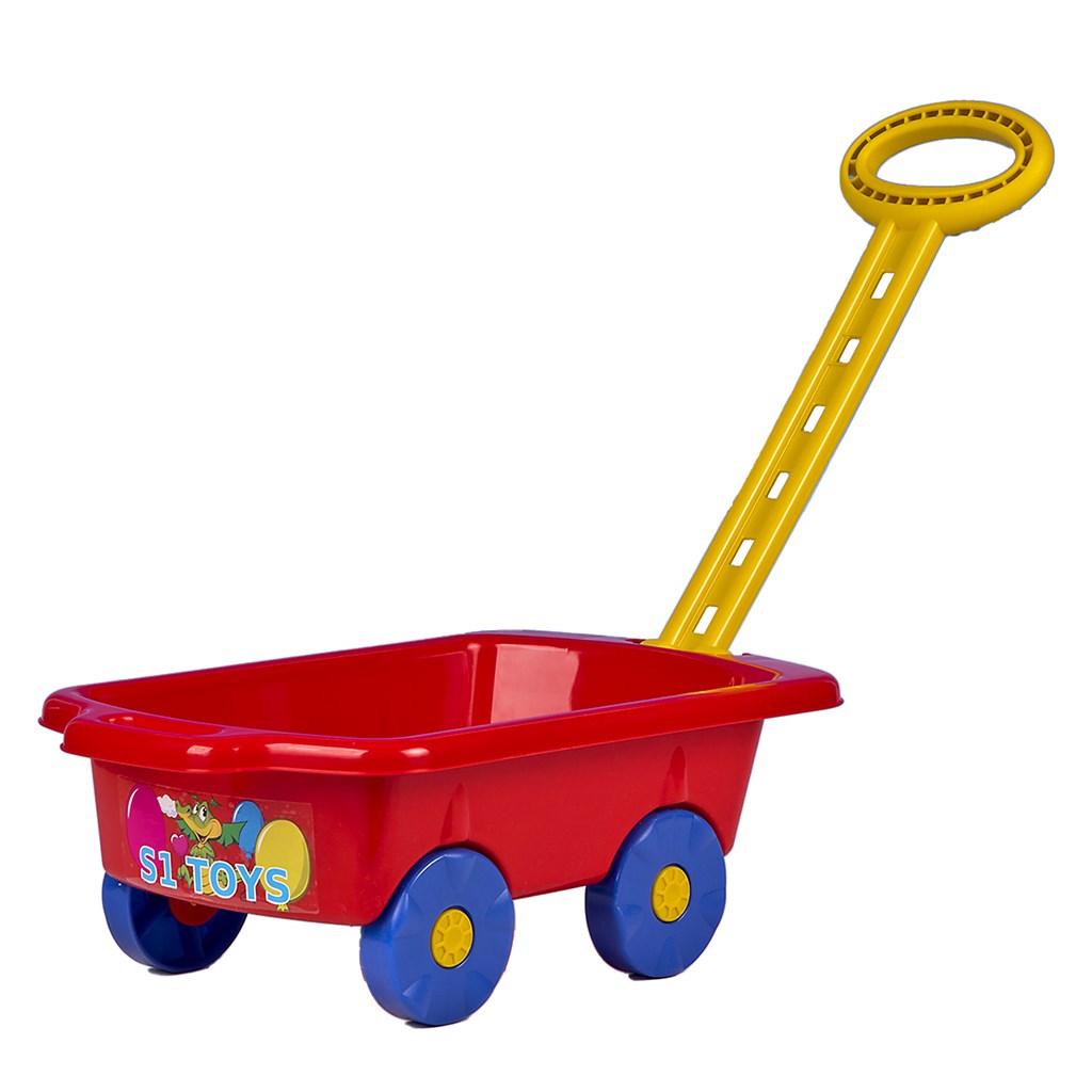 Dětský vozík na zahradu Vlečka 45 cm červený