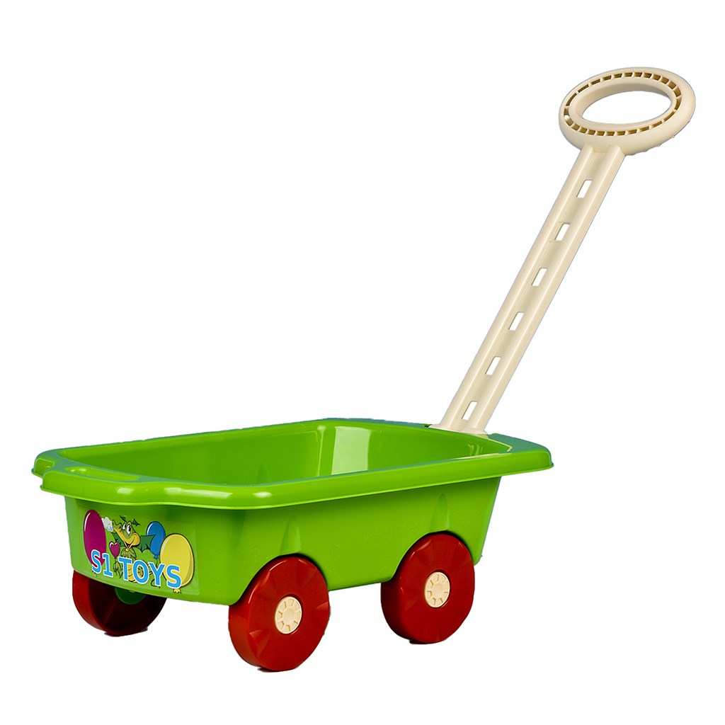 BAYO Dětský vozík Vlečka BAYO 45 cm zelený