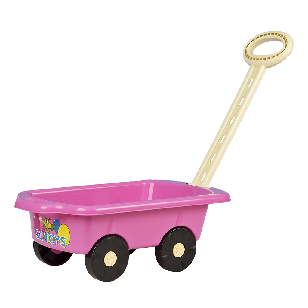 BAYO Dětský vozík Vlečka BAYO 45 cm růžový