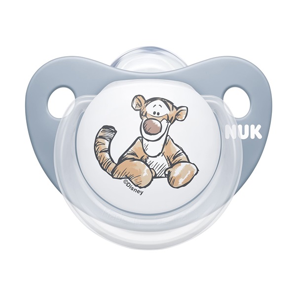 Šidítko NUK Trendline Disney Medvídek Pú 6-18m šedé BOX