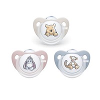 Šidítko NUK Trendline Disney Medvídek Pú 6-18m šedé BOX
