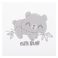 Kojenecké bavlněné body s dlouhým rukávem New Baby Cute Bear