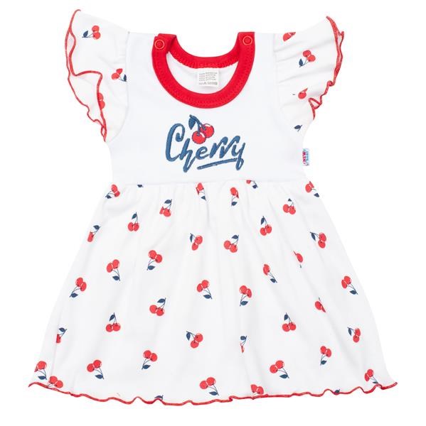 Kojenecké bavlněné šatičky New Baby Cherry, Velikost: 62 (3-6m)