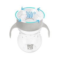 Dětský kouzelný hrníček Akuku 360° - 270 ml šedý