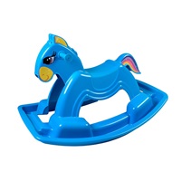 Houpací koník plastový BAYO 92 cm modrý