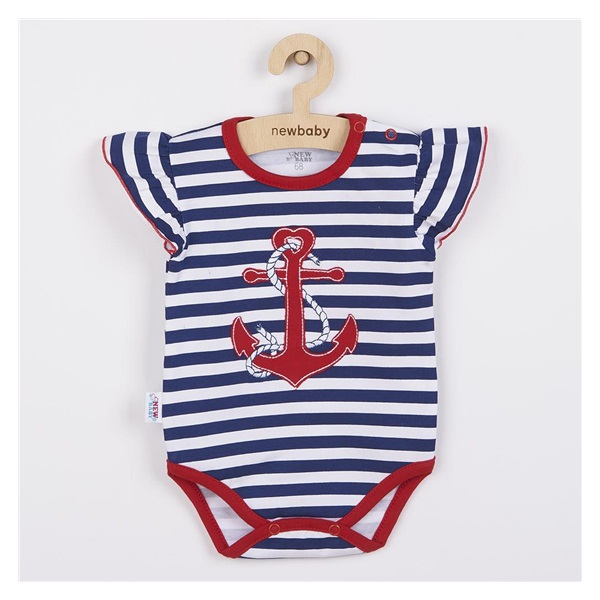 Holčičí body s krátkým rukávem New Baby Marine