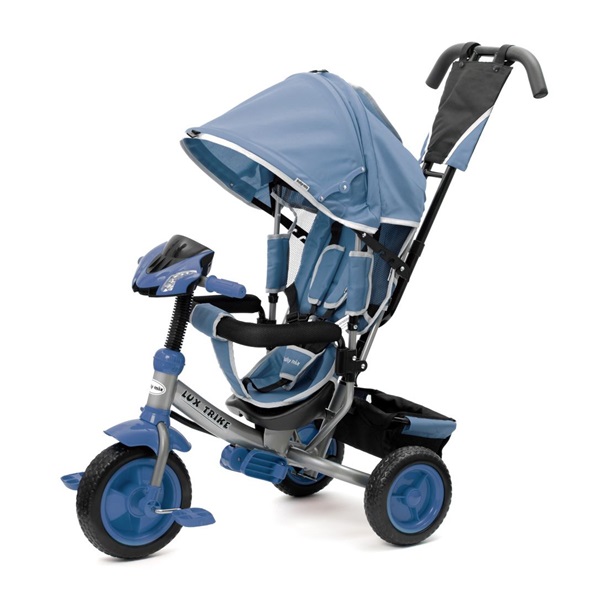 Dětská tříkolka s LED světly Baby Mix Lux Trike modrá