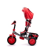 Dětská tříkolka s LED světly Baby Mix Lux Trike modrá