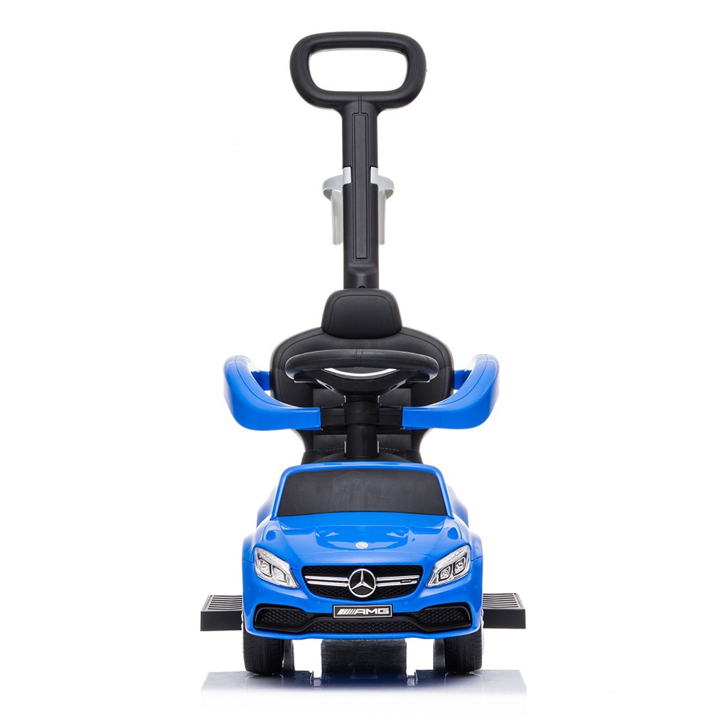 Odrážedlo s vodící tyčí Mercedes Benz AMG C63 Coupe Baby Mix modré