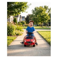 Dětské odrážedlo se zvukem Baby Mix RACER červené