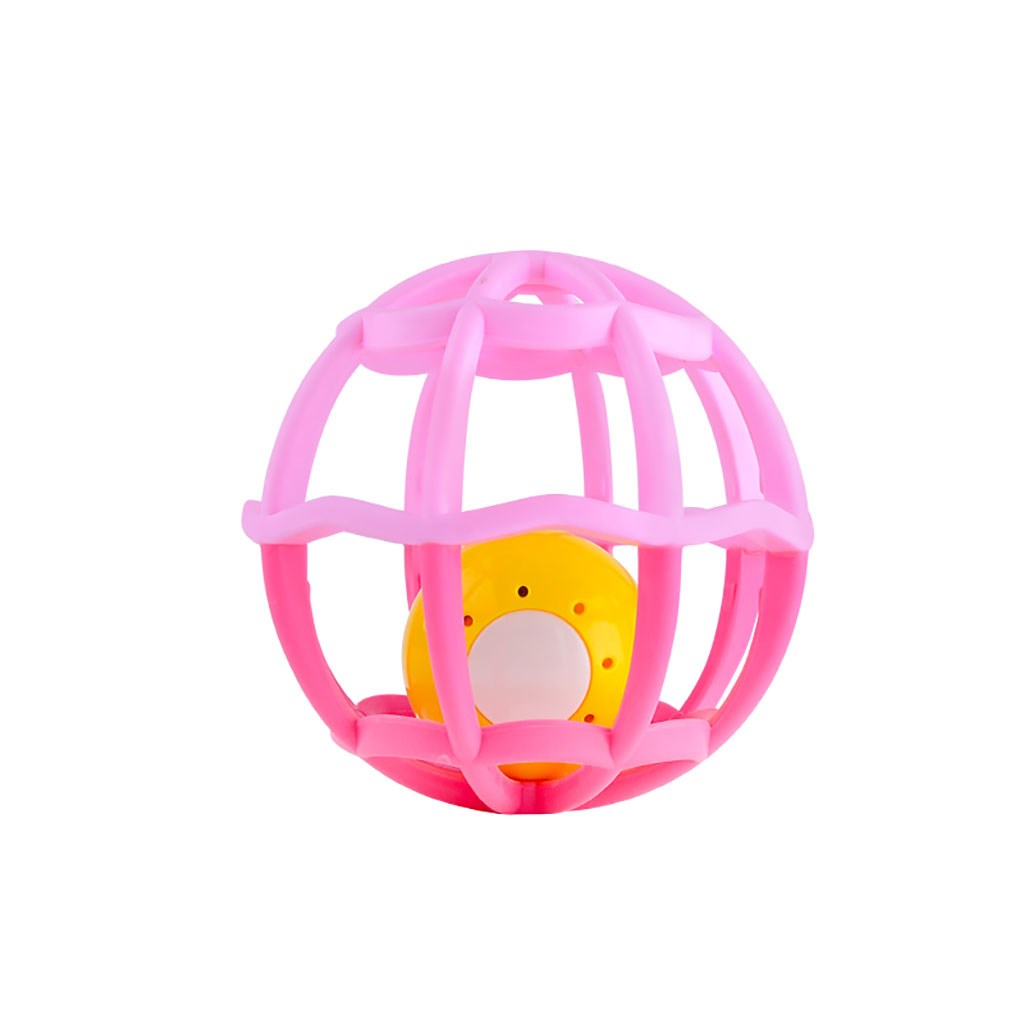 Interaktivní svítící a hrající chrastítko Balónek růžové 