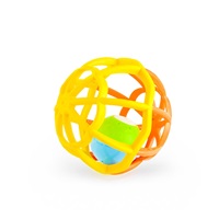 Interaktivní svítící a hrající chrastítko Balónek Baby Mix žluté