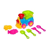 Hračky na písek Baby Mix  mašinka 8 ks
