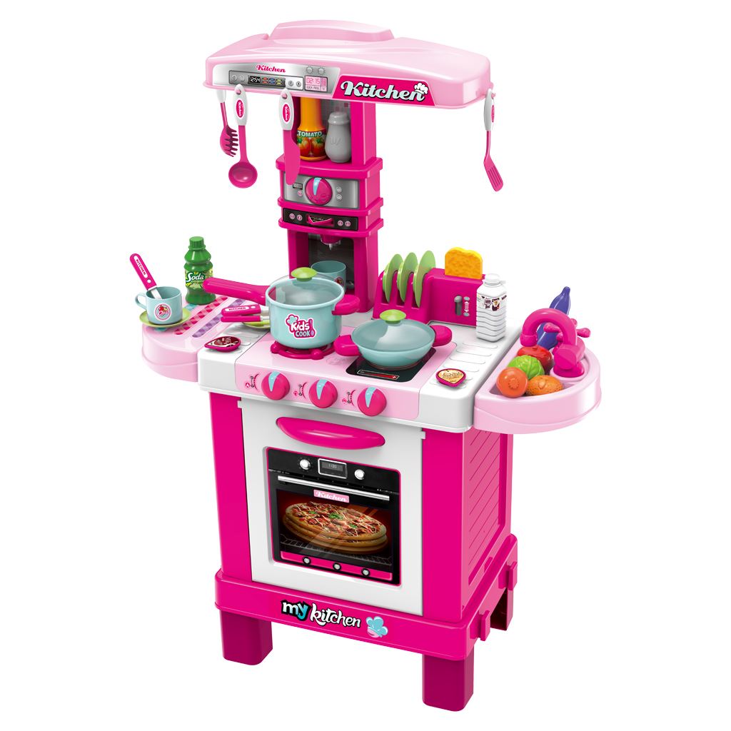 Dětská kuchyňka Malý šéfkuchař růžová