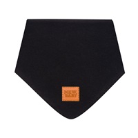 Kojenecký bavlněný šátek na krk New Baby Favorite černý S