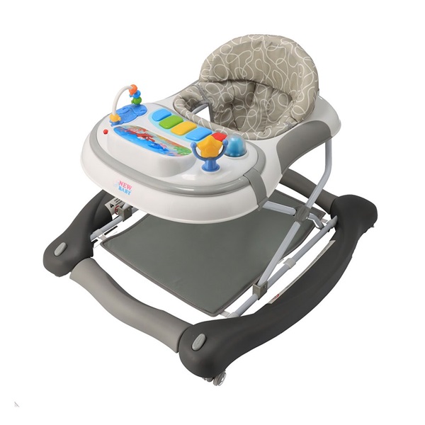 Dětské chodítko s houpačkou a silikonovými kolečky 3v1 New Baby Magic Sea World II