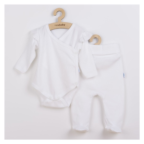 2-dílná kojenecká souprava New Baby Practical bílá holka