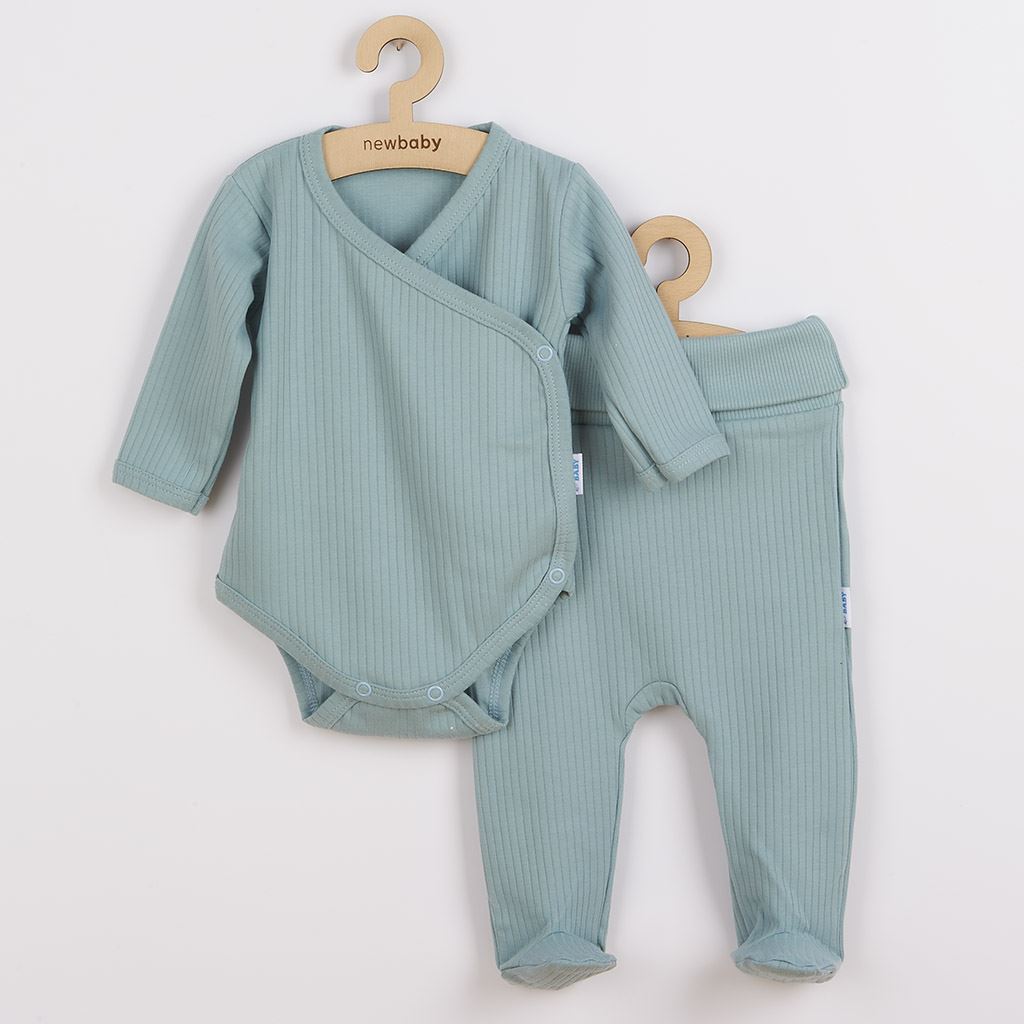 2-dílná kojenecká souprava New Baby Practical zelená kluk vel. 56 (0-3m)