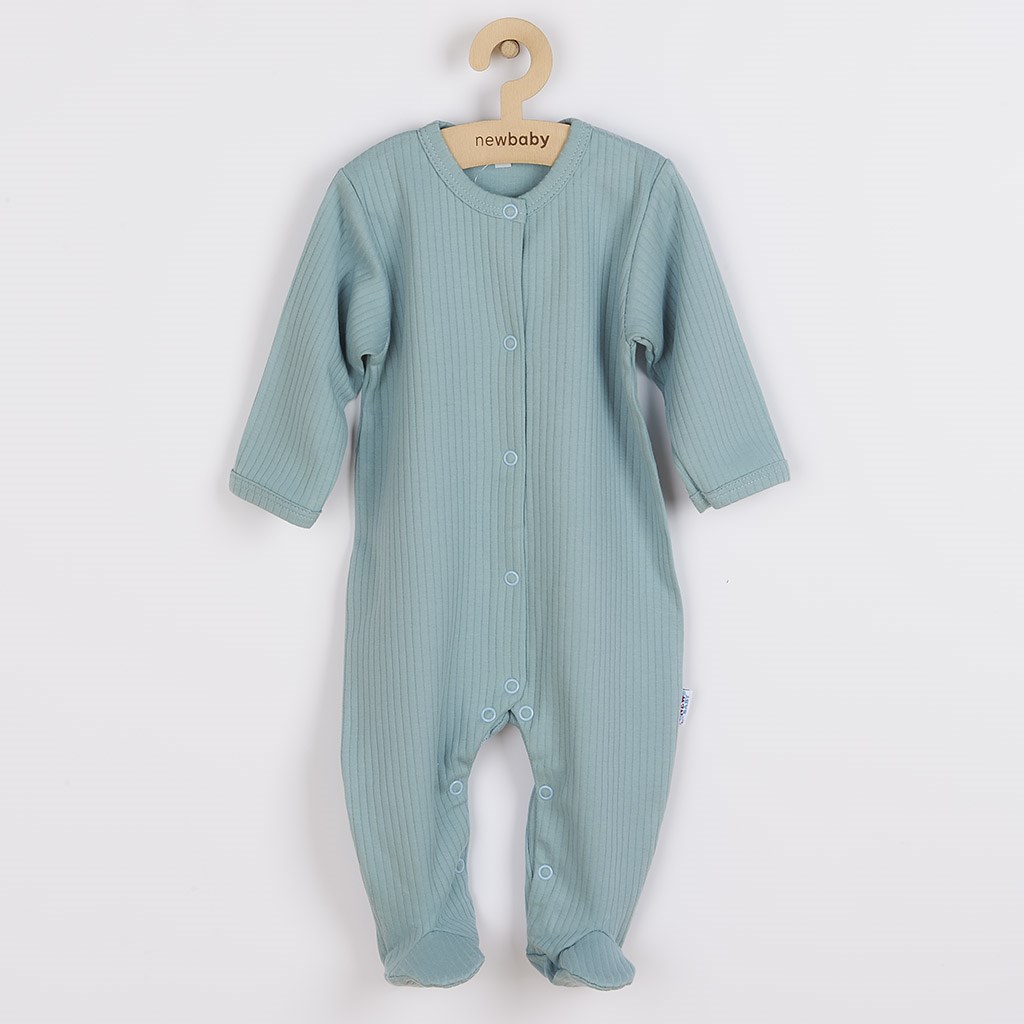 Kojenecký bavlněný overal New Baby Practical zelený kluk, Velikost: 62 (3-6m)