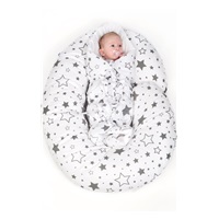 Univerzální kojící polštář ve tvaru C New Baby Jeřabiny