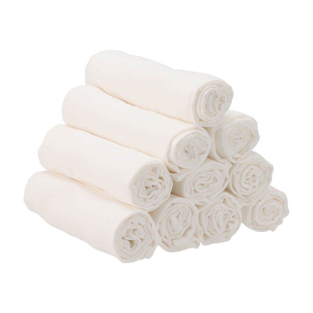 Látkové bavlnené plienky Softy biele 80x80 cm 10 ks 